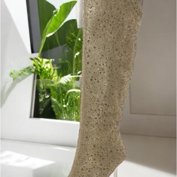 INC Elegant Gold Women's Knee-High Boots - Picture 4 of 8